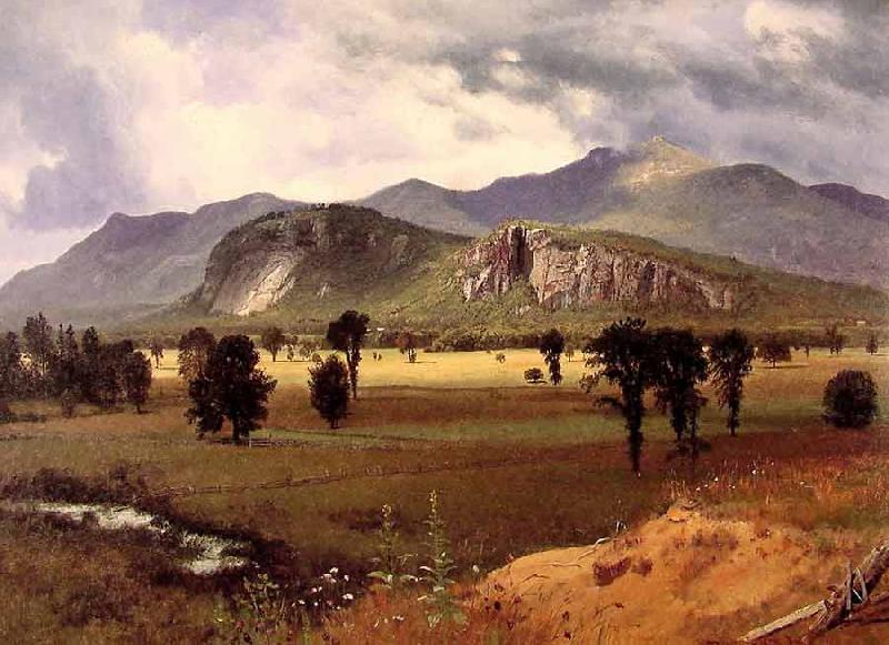 Albert Bierstadt Moat Mountain Intervale New Hampshire Norge oil painting art